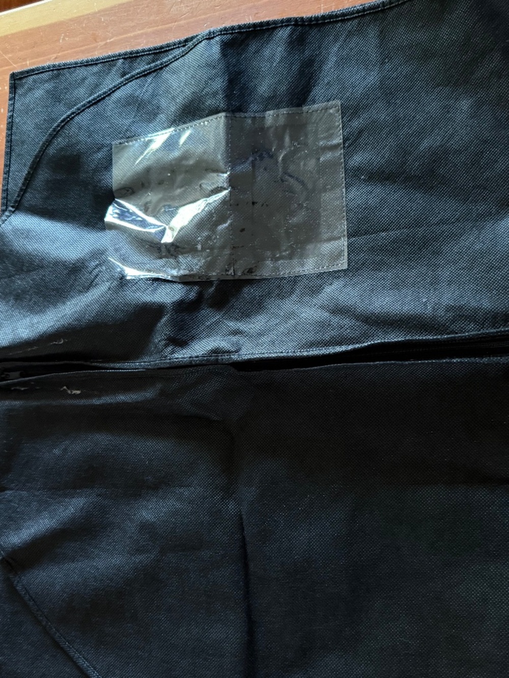 Luggage garment bag hang up carrier black zipper NWOT